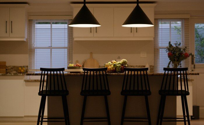 Bar Stools near the Kitchen Counter in Edmonton, AB