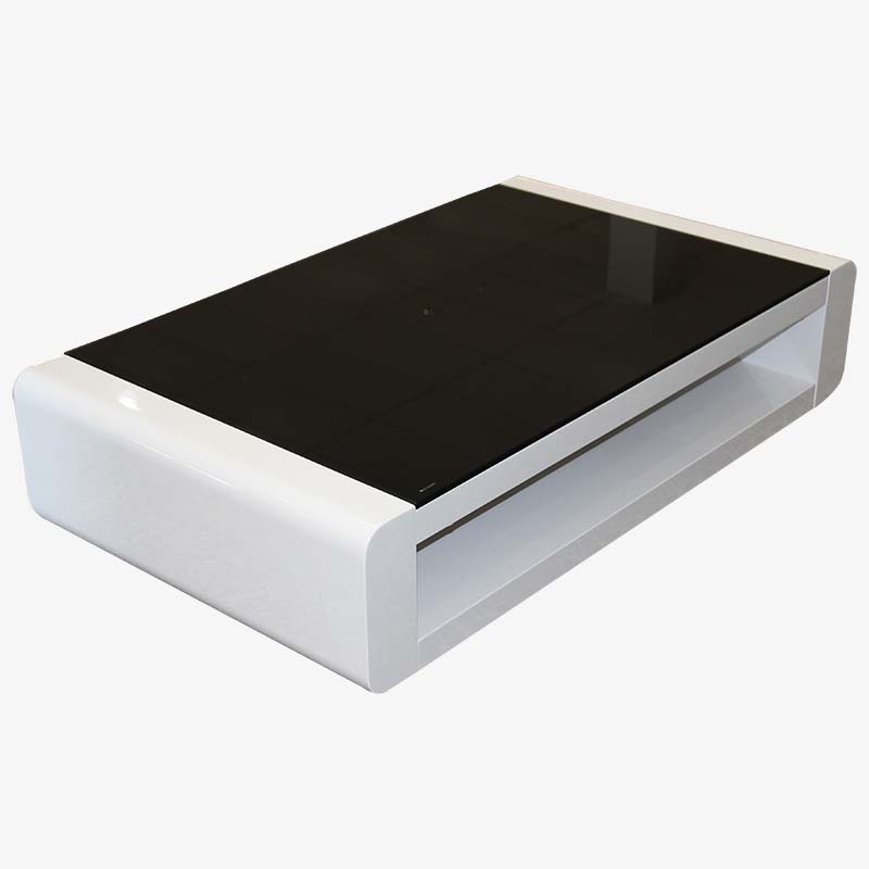 Bruno White and Black Coffee Table