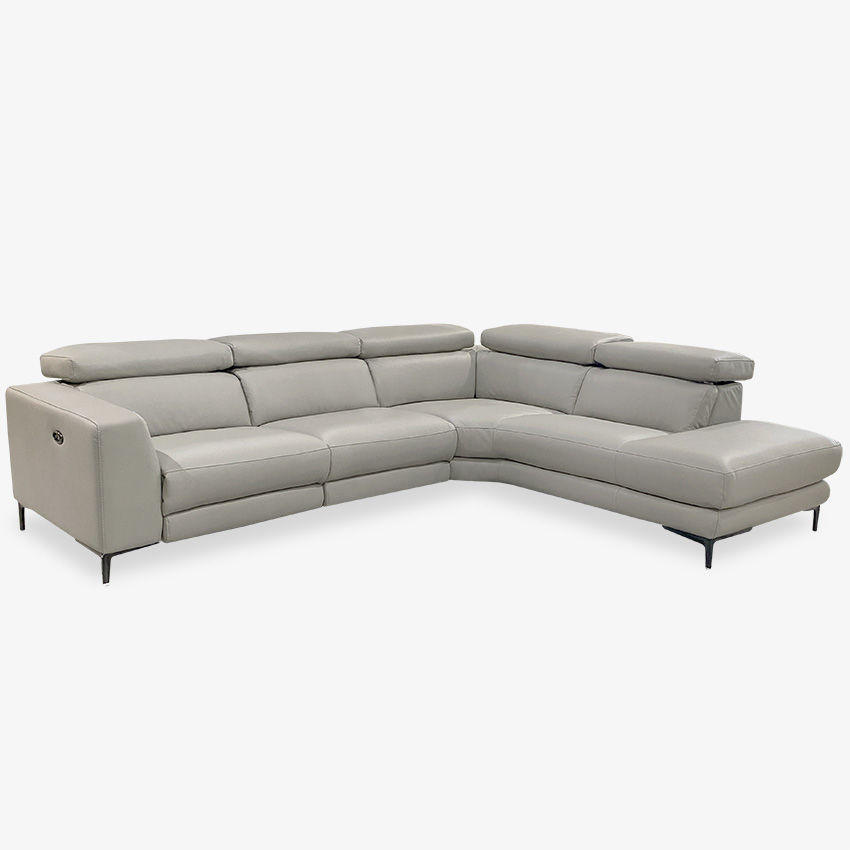 Grey Power Sectional | Rebecca | Mobler Modern Furniture Edmonton